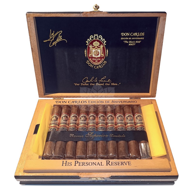 Arturo Fuente Don Carlos Personal Reserve — THE MANS 80TH. cigar