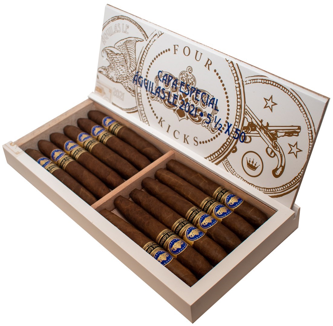Crowned Heads Four Kicks Capa Aguilas LE 2021 — EC Sumatran cigar