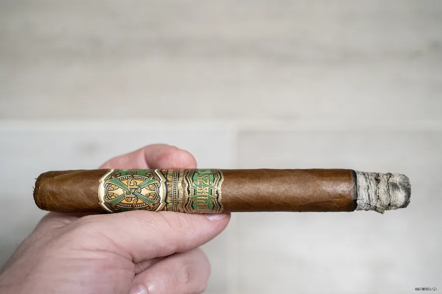Arturo Fuente OPUS X cigar held in hand